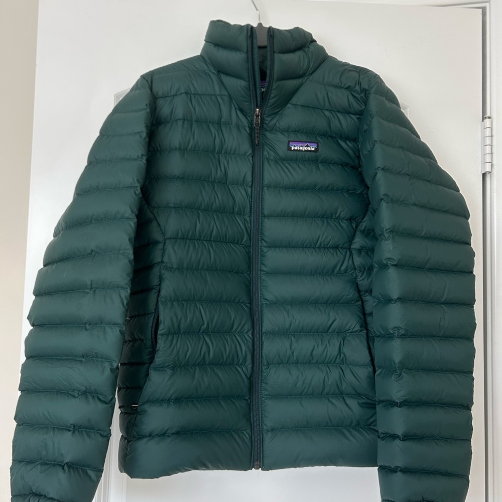 Onia Dark Green Puffer Jacket